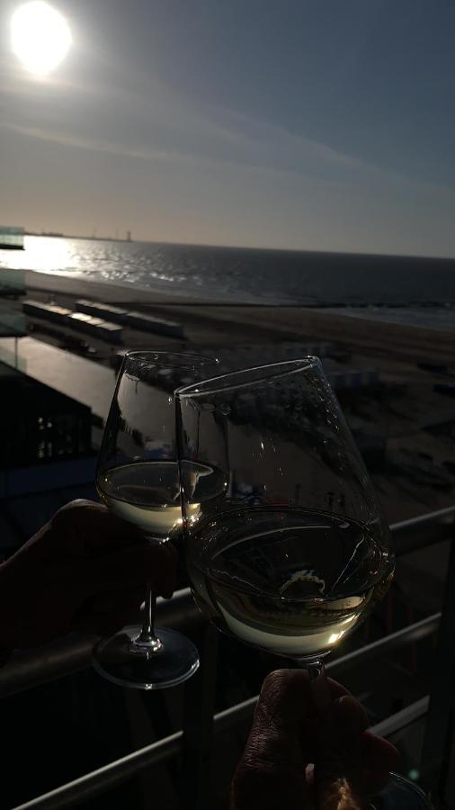 Luxe Studio/Suite Met Zeezicht En Volle Zon Knokke-Heist Kültér fotó