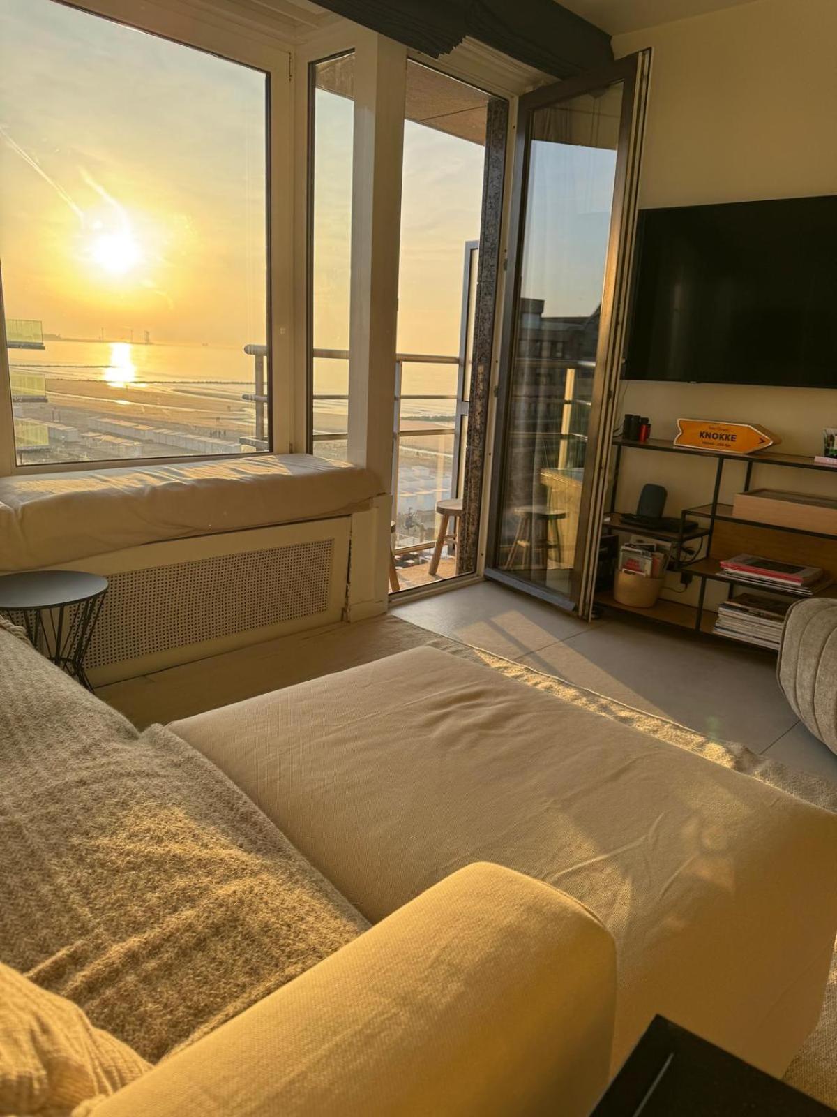 Luxe Studio/Suite Met Zeezicht En Volle Zon Knokke-Heist Kültér fotó